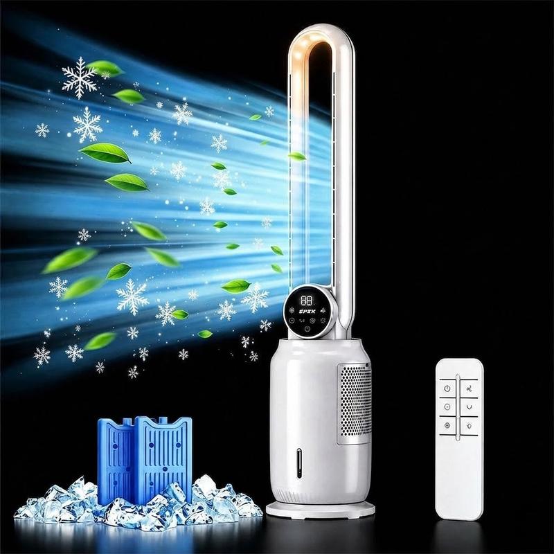 Bladeless cooling tower fan